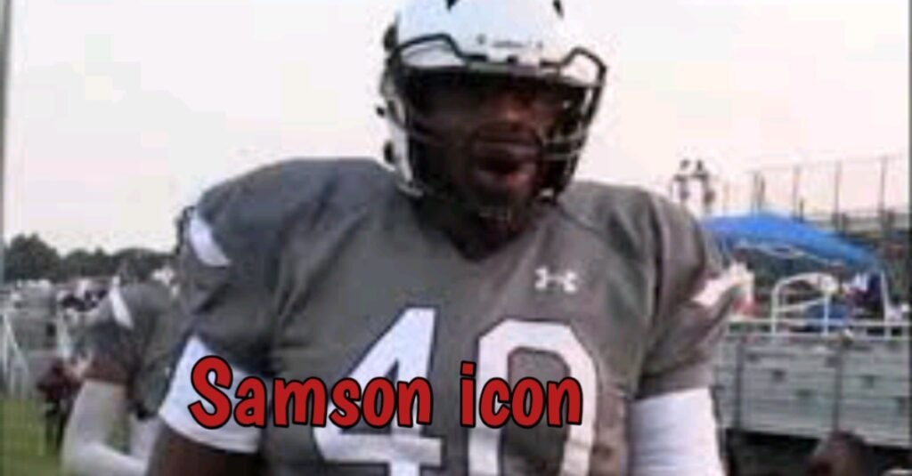 Samson icon Death